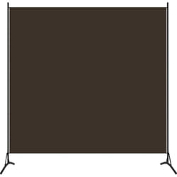 Cloison de séparation marron 175x180 cm tissu vidaXL