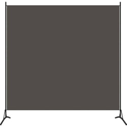 Cloison de séparation anthracite 175x180 cm tissu Vidaxl
