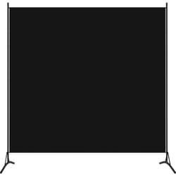 Vidaxl - Cloison de séparation noir 175x180 cm tissu