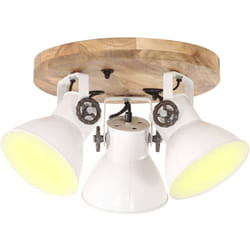 Vidaxl - Plafonnier industriel 25 w Blanc 42x27 cm E27
