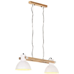 Vidaxl - Lampe suspendue industrielle 25 w Blanc 109 cm E27