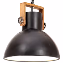 Cette lampe suspendue, avec une longueur totale de 101 cm et un diamètre de 30 cm de l'abat-jour, est définitivement un point ...