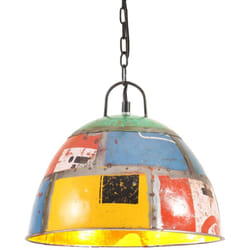 Vidaxl - Lampe suspendue industrielle vintage 25W Multicolore Rond 31 cm