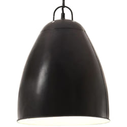 vidaXL Lampe suspendue industrielle 25 W Noir Rond 32 cm E27 - TU