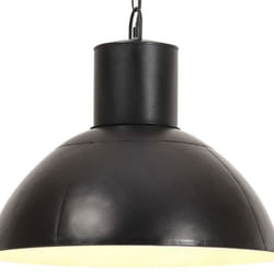 vidaXL Lampe suspendue 25 W Noir Rond 48 cm E27 - TU