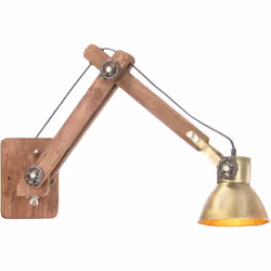 Cette applique ajoute un look industriel et vintage à votre chambre à coucher, couloir ou salon. L'applique murale est combin ...