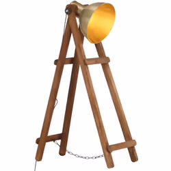 Illuminez votre espace de vie avec ce lampadaire en bois ! Cette lampe dispose d’un design vintage qui attire l'attention dan ...