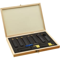 Jeu d'outils de tournage indexables 12 pcs 16x16 mm 100 mm Vidaxl