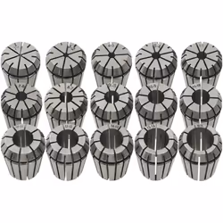 Douilles de serrage ER25 15 pcs Ensemble d'outils de tournage Vidaxl