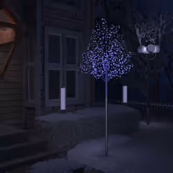 Un Éclairage Festif Éblouissant Le sapin de Noël VIDAXL 600 LED bleues transforme votre intérieur en un spectacle lumineux av ...