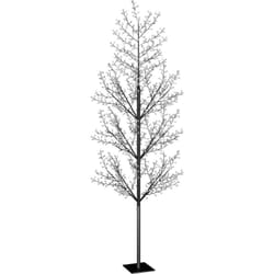 Vidaxl - Sapin de Noël 1200 led bleu Cerisier en fleurs 400 cm