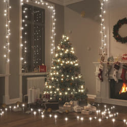 Vidaxl - Guirlande lumineuse 2000LED Intérieur/ex. 200m IP44 Blanc froid
