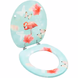 Ce siège de toilette est un véritable accroche-regard dans n'importe quelle salle de bain. Il ajoute une touche d'un style in ...