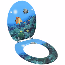 Ce siège de toilette est un véritable accroche-regard dans n’importe quelle salle de bain. Il ajoute une touche d’un style in ...
