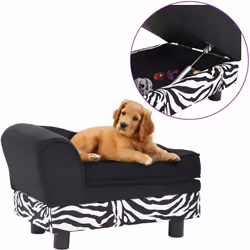 Ce canapé pour chien est sûr de gagner le cœur de votre animal de compagnie ! Votre ami à fourrure sera fier d’avoir son prop ...