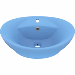 Notre lavabo de forme ovale, en céramique de première qualité, est un supplément élégant à toute salle de bain, toilette ou c ...