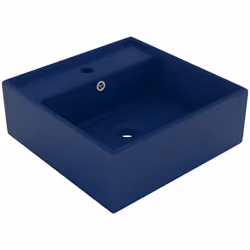 Notre lavabo de forme carré, en céramique de première qualité, est un supplément élégant à toute salle de bain, toilette ou c ...