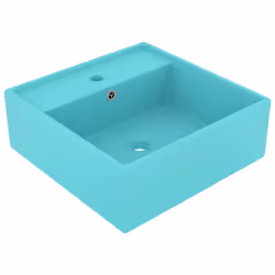 Notre lavabo de forme carré, en céramique de première qualité, est un supplément élégant à toute salle de bain, toilette ou c ...