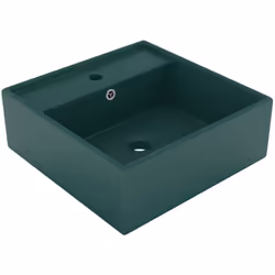Notre lavabo de forme carré, en céramique de première qualité, est un supplément élégant à toute salle de bain, toilette ou c ...