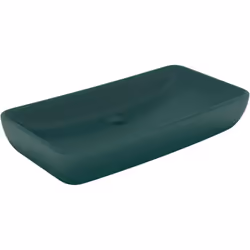 Ce lavabo rectangulaire, fait de céramique de première qualité, est un supplément de style à tout salle de bain, cabinet de t ...