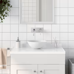 Notre lavabo de salle de bain rond à montage au-dessus ajoute une touche contemporaine à n'importe quel décor de salle de bai ...