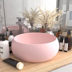 Notre lavabo de forme ronde, fait de céramique de première qualité, est un supplément élégant et intemporel à tout salle de b ...
