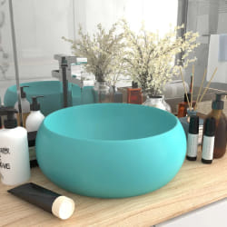 Lavabo vidaXL 40x15 cm Vert Clair