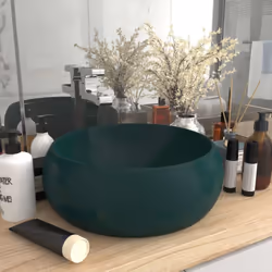 Notre lavabo de forme ronde, fait de céramique de première qualité, est un supplément élégant et intemporel à tout salle de b ...