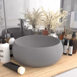 Notre lavabo de forme ronde, fait de céramique de première qualité, est un supplément élégant et intemporel à tout salle de b ...
