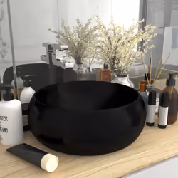 Notre lavabo de forme ronde, fait de céramique de première qualité, est un supplément élégant et intemporel à tout salle de b ...