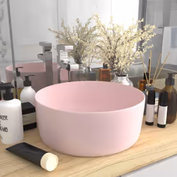 Notre lavabo rond, fait de céramique de première qualité, est un supplément élégant parfait à votre salle de bain, cabinet de ...