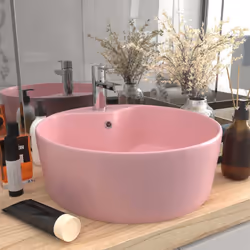 Notre lavabo rond en céramique est un supplément chic et intemporel à tout salle de bain, cabinet de toilette, vestiaire ou s ...