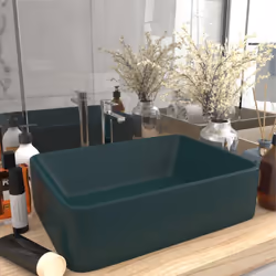 Notre lavabo rectangulaire, en céramique, est un supplément parfaitement élégant et intemporel à toute salle de bain, cabinet ...