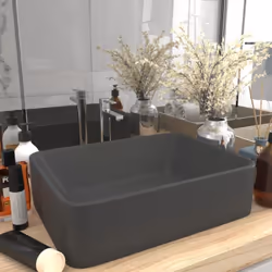 Notre lavabo rectangulaire, en céramique, est un supplément parfaitement élégant et intemporel à toute salle de bain, cabinet ...