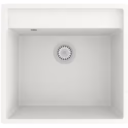 Cet évier de cuisine en granit est un supplément intemporel à la décoration de votre cuisine. Il dispose d’un seul lavabo ext ...