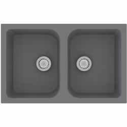 Cet évier en granit quartz gris est conçu pour moderniser ta cuisine tout en étant pratique. Sa forme rectangulaire et sa fin ...