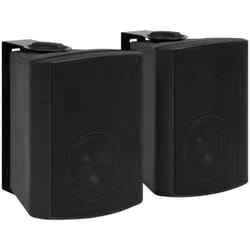 Vidaxl - Haut-parleurs stéréo muraux 2 pcs noir intérieur extérieur 100W