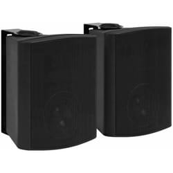 Vidaxl - Haut-parleurs stéréo muraux 2 pcs noir intérieur extérieur 120W
