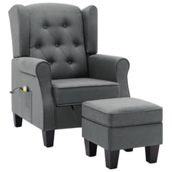 VidaXL 320161 Fauteuil massant électrique Gris