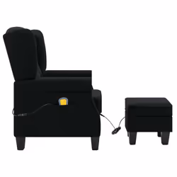 VidaXL 320163 Fauteuil massant électrique Noir - Vue supplémentaire 4