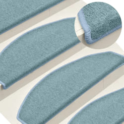 VIDA XL Marches d'escalier - Bleu 65x24x4 cm