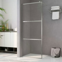 vidaXL Paroi de douche à l'italienne à verre ESG transparent 80x195 cm - TU