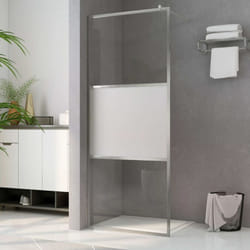 Vidaxl - Paroi de douche à l'italienne à verre esg demi-dépoli 80x195 cm
