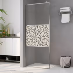 Apportez une nouvelle apparence esthétique à votre salle de bain avec notre mur de douche à l'italienne moderne avec le verre ...