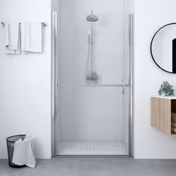 Notre porte de douche moderne apporte un air d'esthétique simpliste à votre salle de bain ! Elle offre un style exquis avec d ...