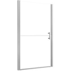 vidaXL Porte de douche verre trempé 100x178 cm