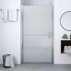 vidaXL Porte de douche Verre Trempé 100x178 cm