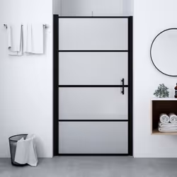 Notre porte de douche moderne apporte un air d'esthétique simpliste à votre salle de bain ! Elle offre un style exquis avec d ...