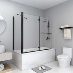 Vidaxl - Cabine de douche pliante esg 120x68x130 cm noir