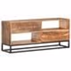 vidaXL Meuble TV 120x30x50 cm Bois d'acacia brut - TU